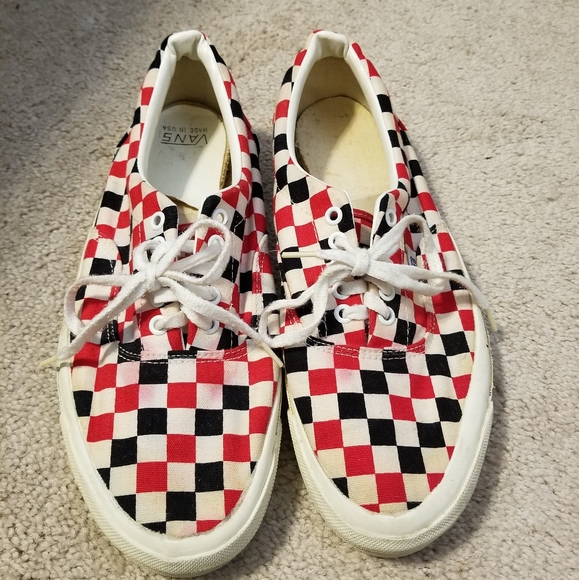 vintage checkerboard vans